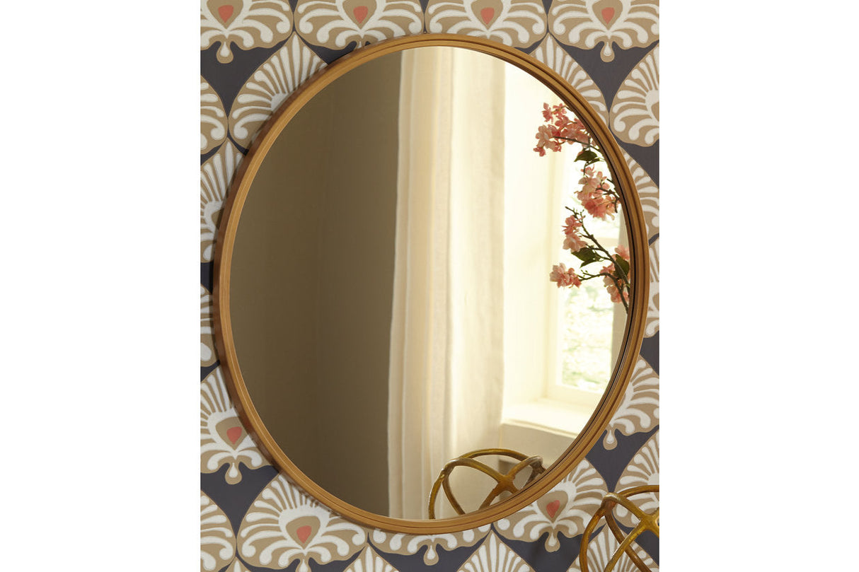 Brocky Gold Finish Accent Mirror