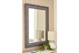 Jacee Antique Gray Accent Mirror