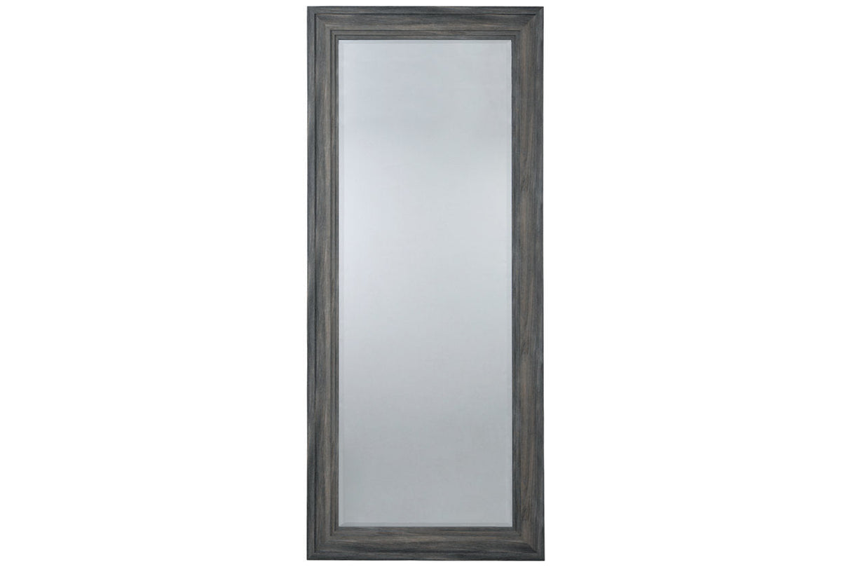 Jacee Antique Gray Floor Mirror