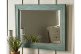 Jacee Antique Teal Accent Mirror