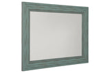 Jacee Antique Teal Accent Mirror