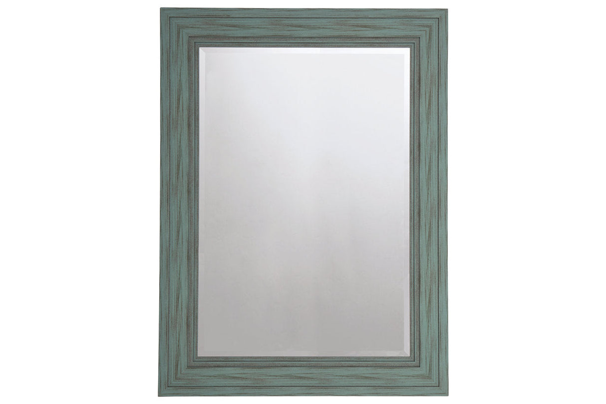 Jacee Antique Teal Accent Mirror