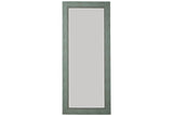 Jacee Antique Teal Floor Mirror