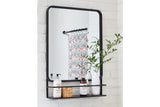 Ebba Black Accent Mirror