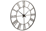 Paquita Antique Silver Wall Clock