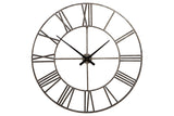 Paquita Antique Silver Wall Clock