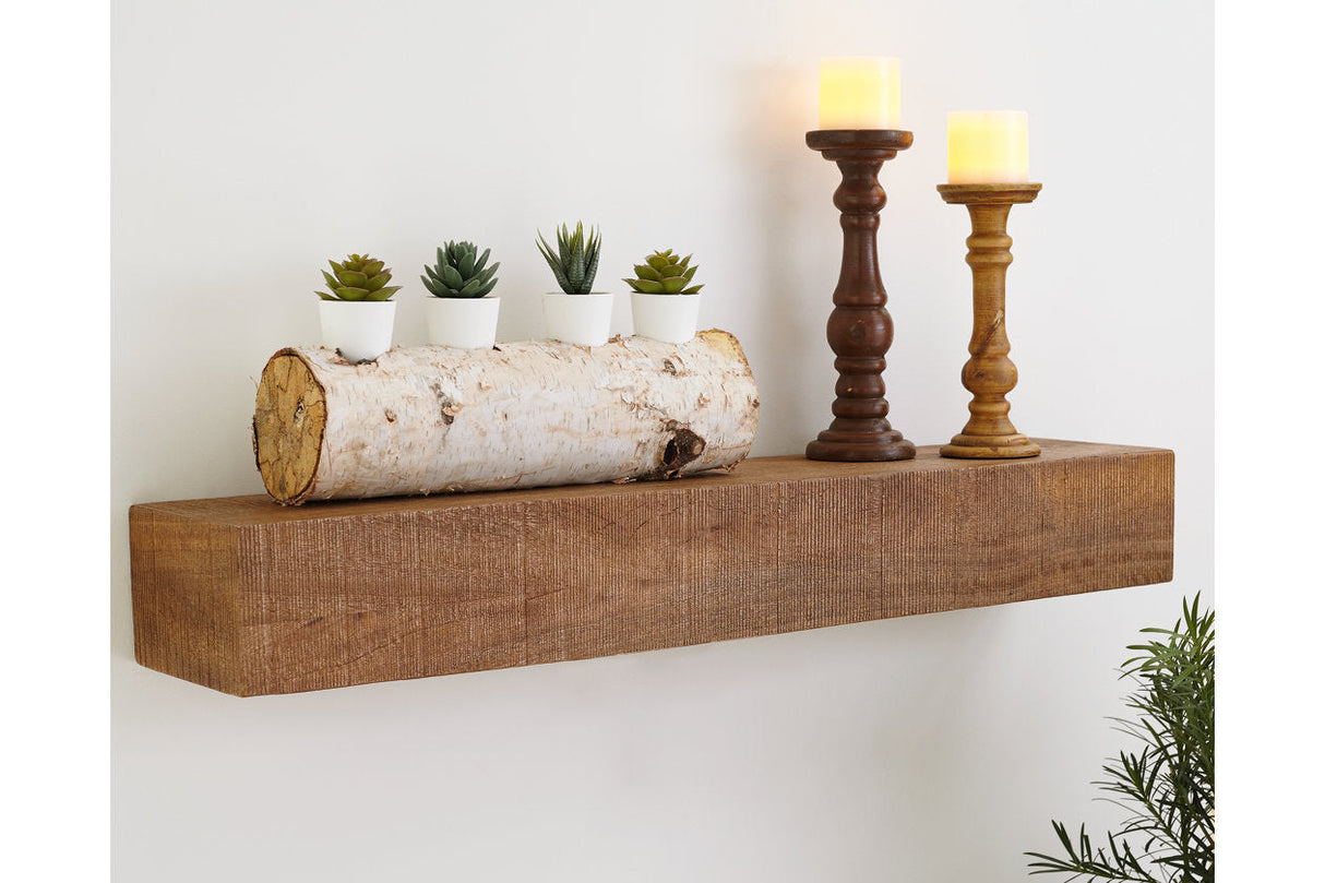 Cadmon Brown Wall Shelf