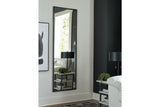 Ryandale Antique Black Floor Mirror