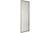 Ryandale Antique Brass Finish Floor Mirror