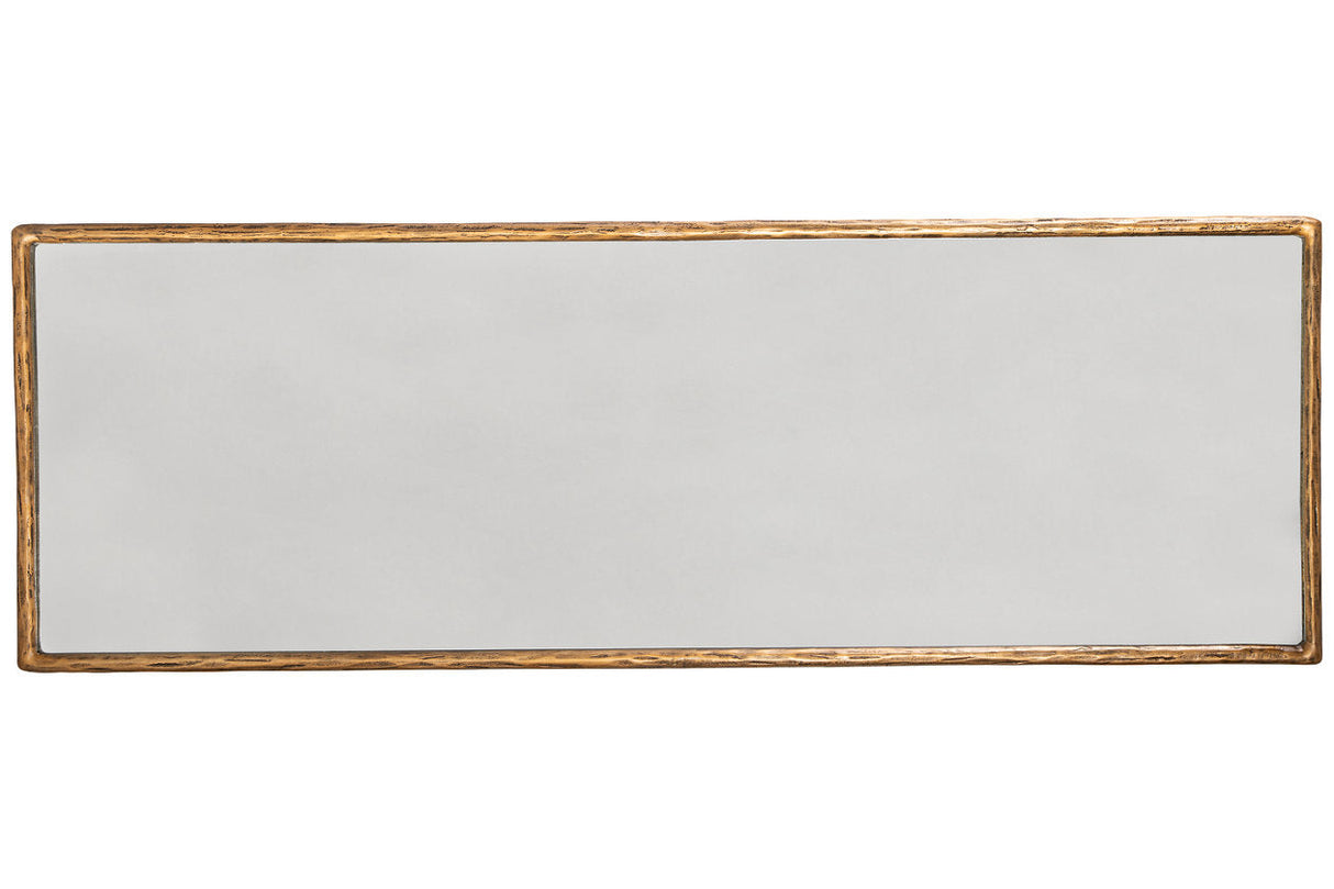 Ryandale Antique Brass Finish Floor Mirror