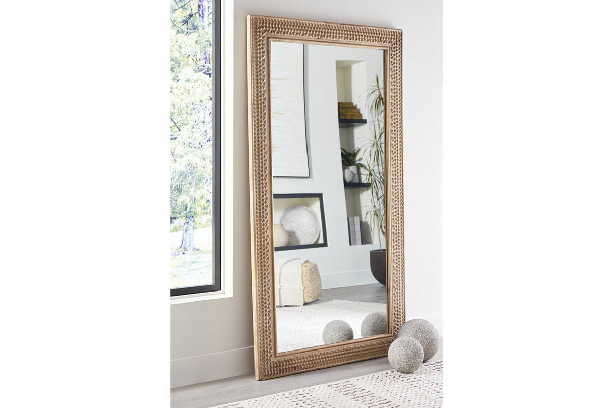 Belenburg Washed Brown Floor Mirror