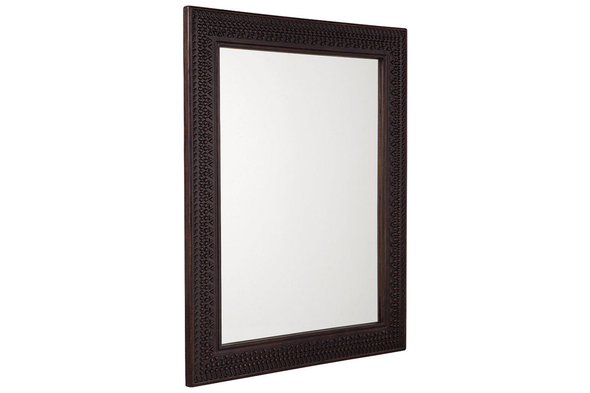 Balintmore Dark Brown Accent Mirror