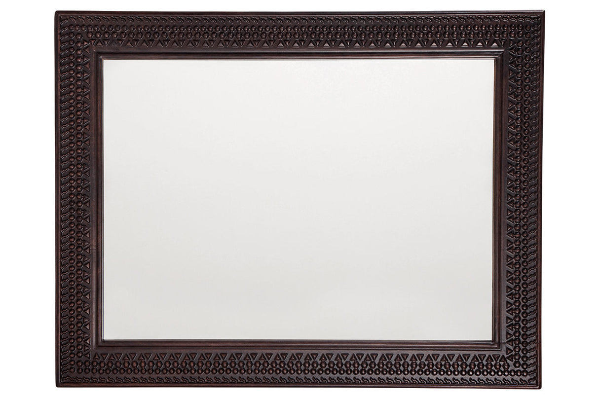 Balintmore Dark Brown Accent Mirror