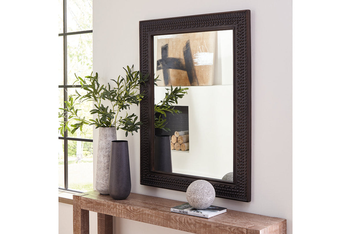 Balintmore Dark Brown Accent Mirror