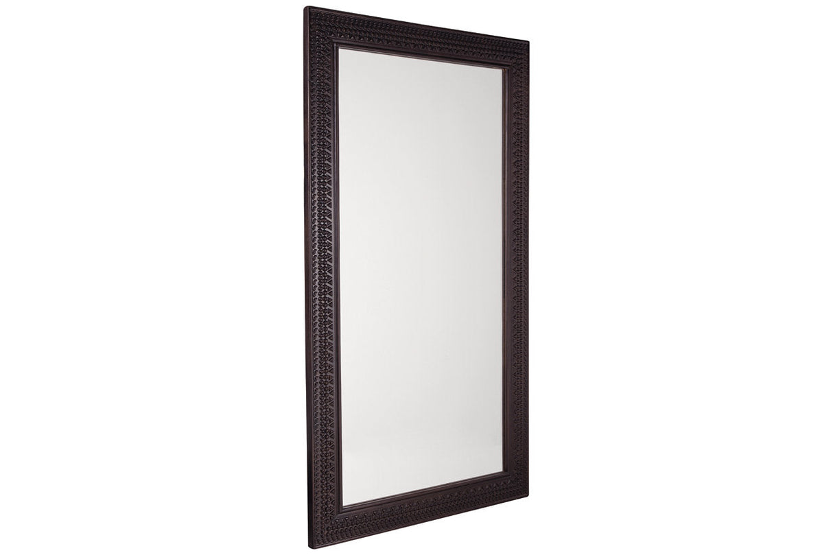 Balintmore Dark Brown Floor Mirror