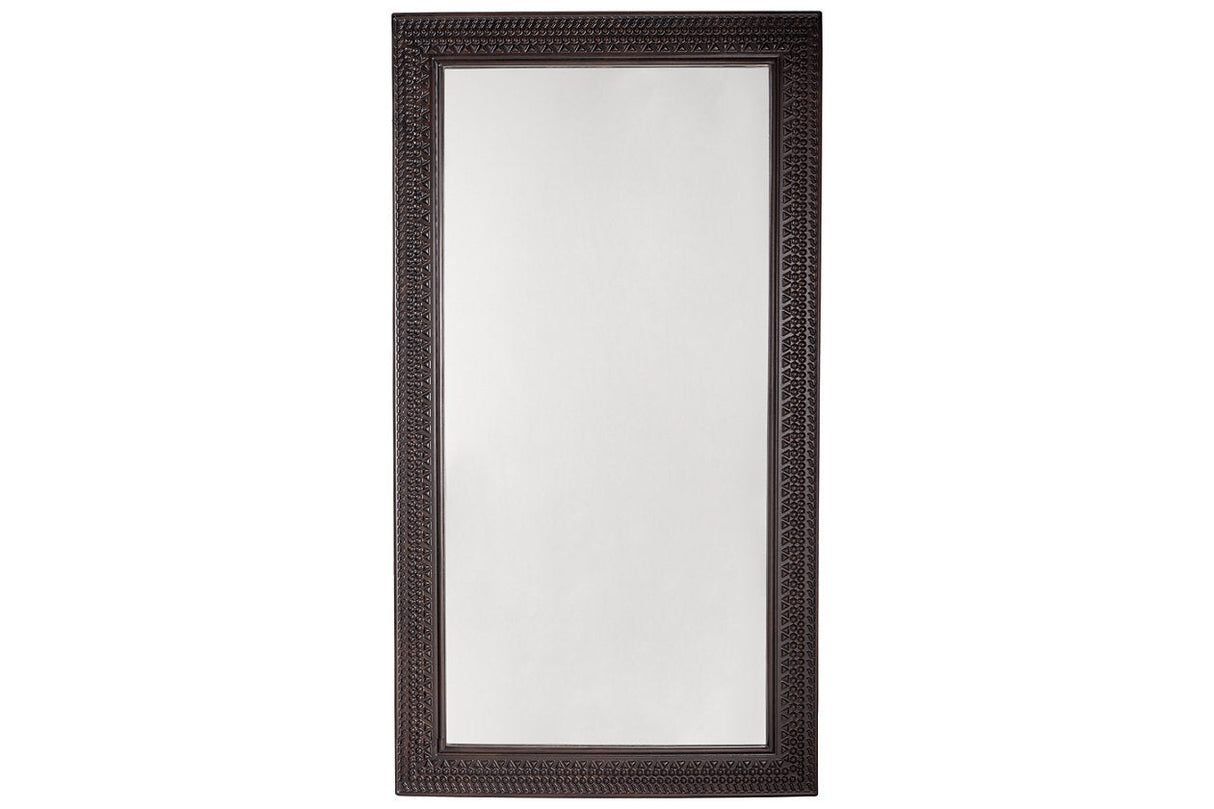 Balintmore Dark Brown Floor Mirror