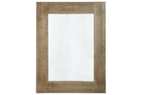 Waltleigh Distressed Brown Accent Mirror