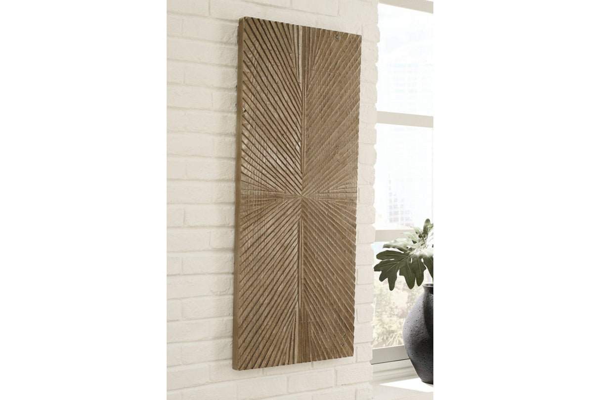 Lenora Distressed Brown Wall Decor