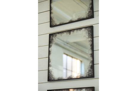 Kali Black Accent Mirror