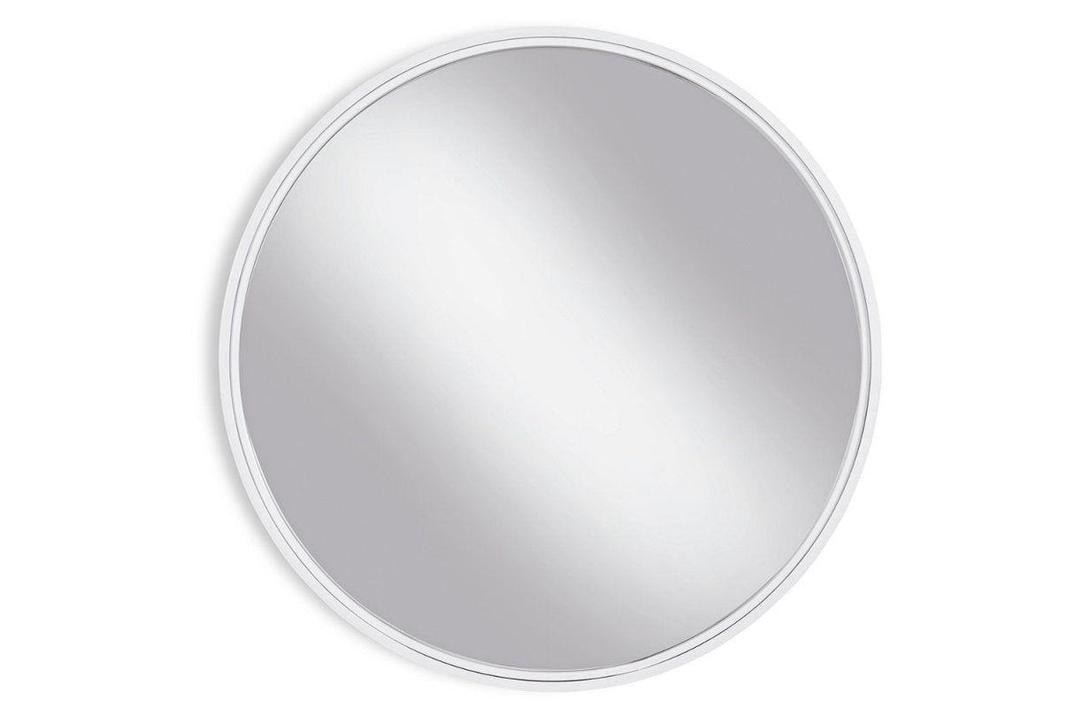 Brocky White Accent Mirror