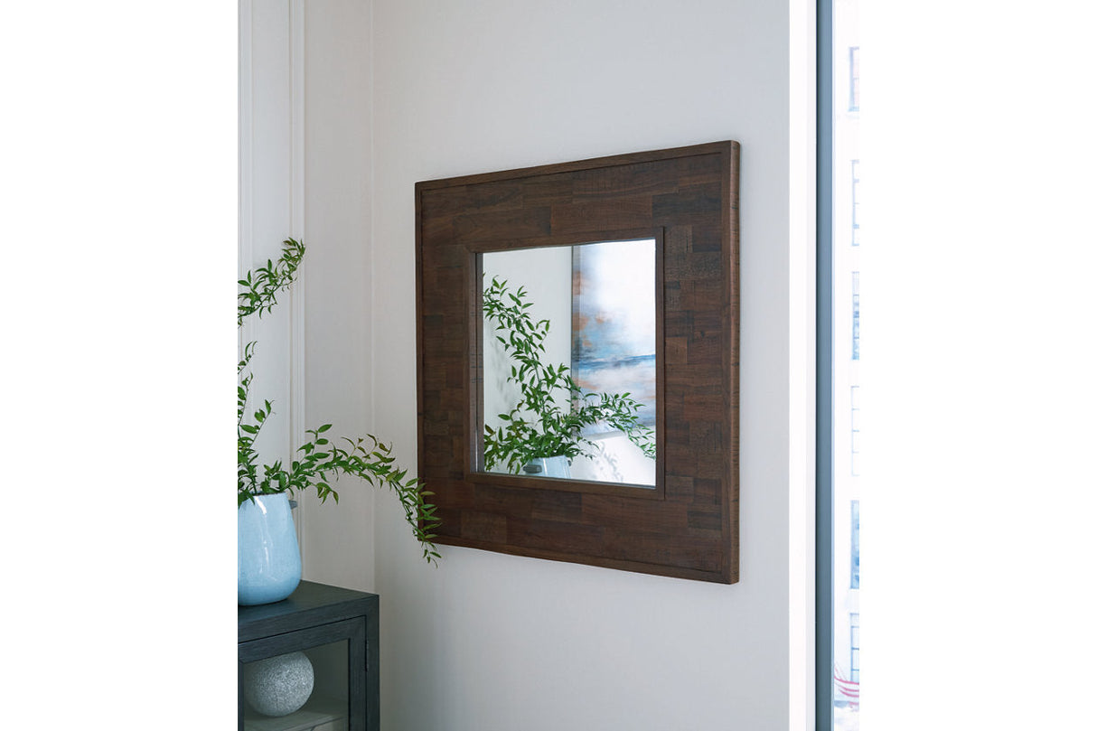 Hensington Brown Accent Mirror