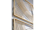 Dalkins Gold Finish Wall Decor