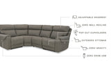 Starbot Fossil 4-Piece Power Reclining Sectional