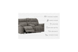 Next-Gen DuraPella Slate Power Reclining Loveseat with Console