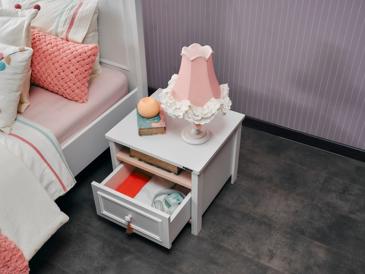 Alya Kids Room Set (Twin Bed & Study Desk & Nightstand) by Furnia at Eve Furniture