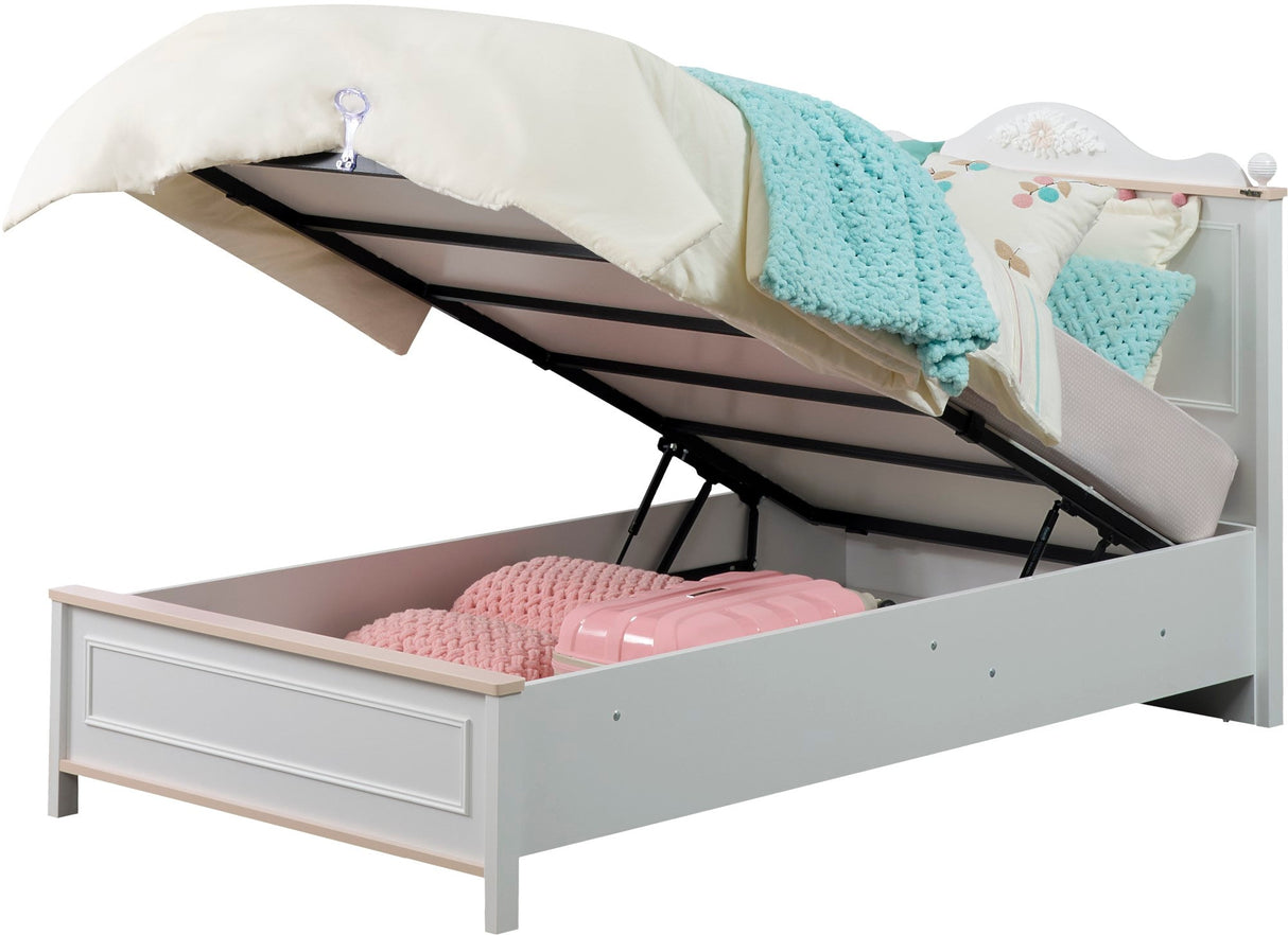 Alya Kids Room Set (Twin Bed & Study Desk & Nightstand) by Furnia at Eve Furniture