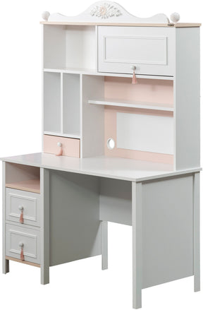 Alya Study Desk With Top Module by Furnia at Eve Furniture
