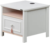 Alya Kids Room Set (Twin Bed & Study Desk & Nightstand) by Furnia at Eve Furniture