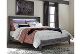 Baystorm Gray King Panel Bed