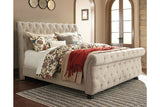 Willenburg Linen Queen Upholstered Sleigh Bed