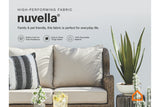 Visola Gray Outdoor Sofa, 2 Lounge Chairs and Coffee Table