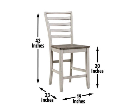 Abacus 24″ Counter Stool, Set of 2 by Steve Silver at Eve Furniture
