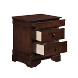Abbeville Cherry Sleigh Bedroom Set by Homelegance at Eve Furniture