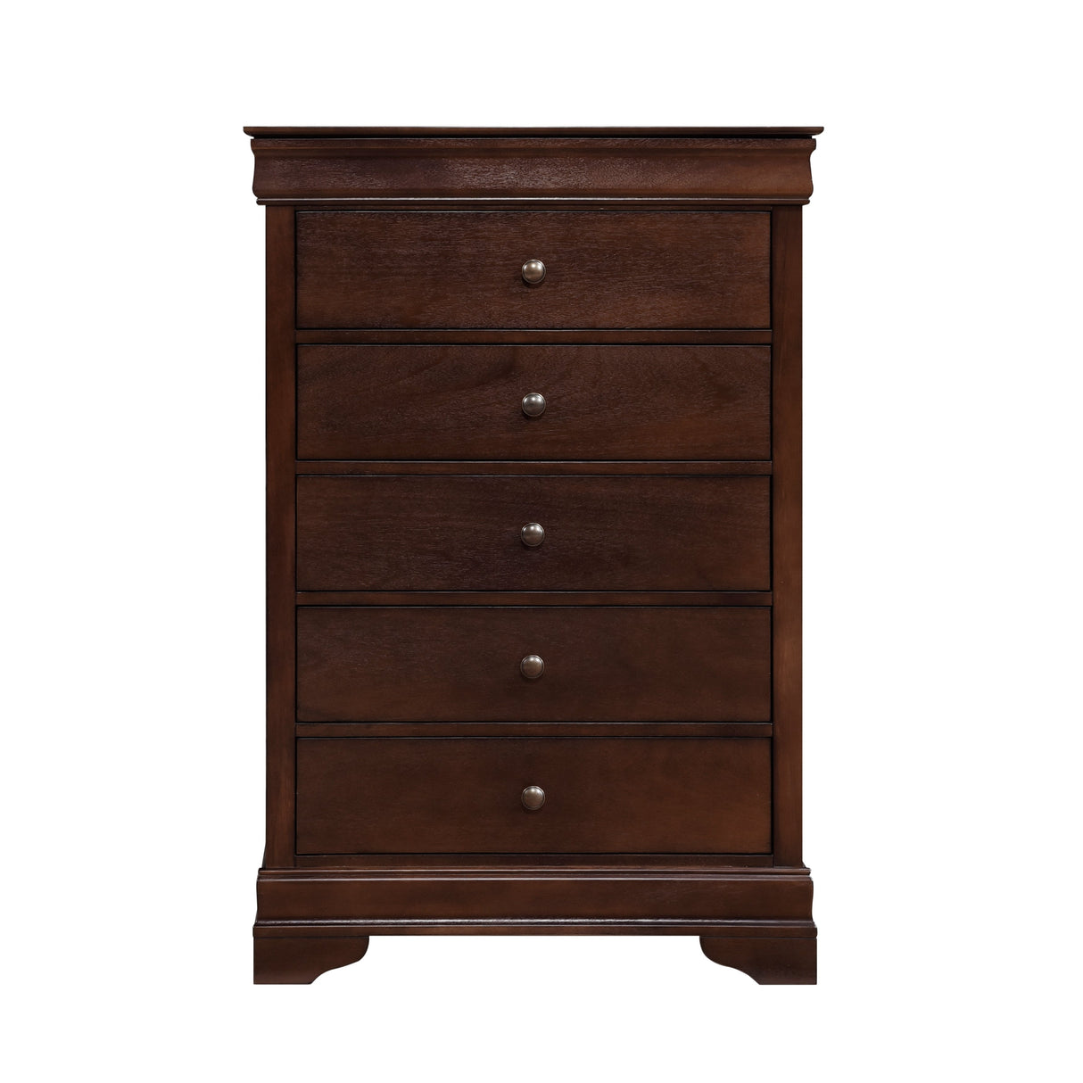Abbeville Cherry Sleigh Bedroom Set by Homelegance at Eve Furniture