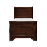Abbeville Cherry Sleigh Youth Bedroom Set by Homelegance at Eve Furniture
