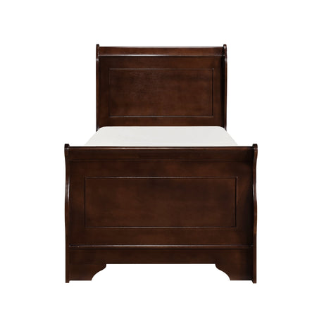 Abbeville Cherry Sleigh Youth Bedroom Set by Homelegance at Eve Furniture