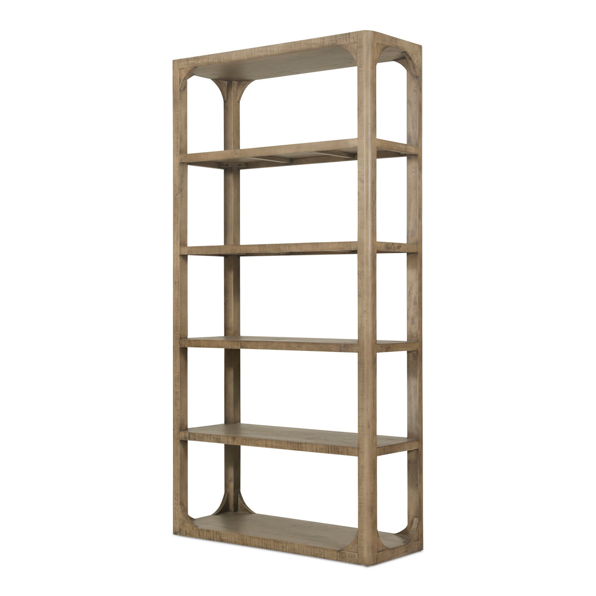 Abbott Brown Bookshelf by Moe's Home at Eve Furniture