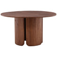 Abelard Dining Table, Brown by Dovetail at Eve Furniture