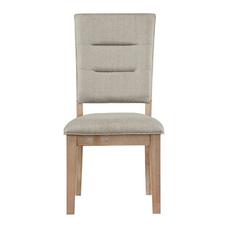 Aberdeen Light Oak Dining Side Chair, Set of 2 by Homelegance at Eve Furniture