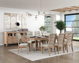 Aberdeen Light Oak Extendable Dining Table by Homelegance at Eve Furniture