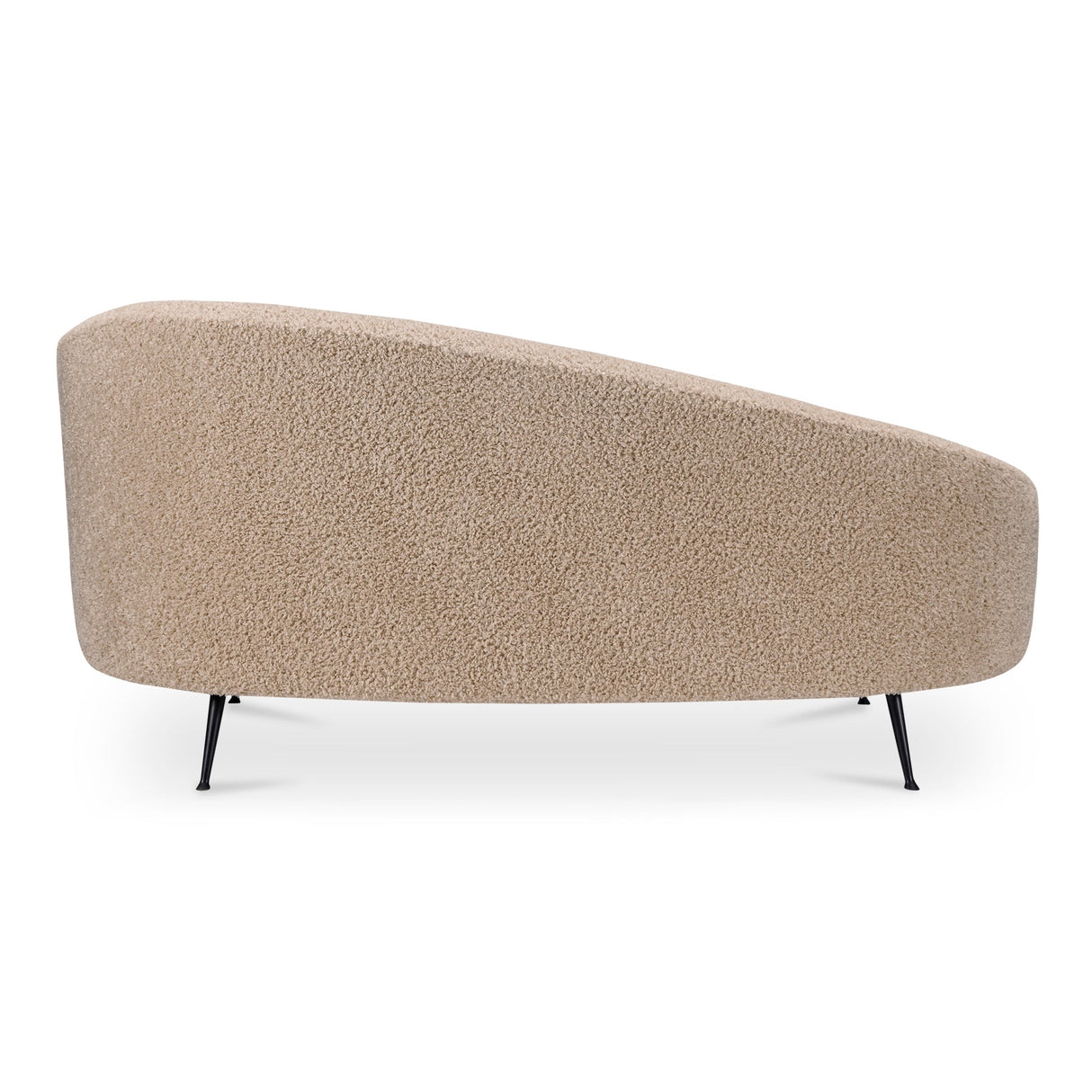 Abigail Light Brown Chaise by Moe's Home at Eve Furniture