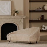 Abigail Light Brown Chaise by Moe's Home at Eve Furniture