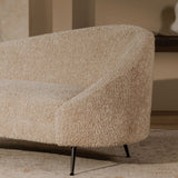 Abigail Light Brown Chaise by Moe's Home at Eve Furniture