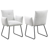 Ackland Light Gray Dining Side Chair, Set of 2 by Coaster at Eve Furniture