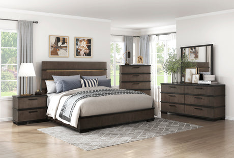 Acworth Brownish Gray Chest by Homelegance at Eve Furniture