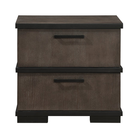 Acworth Brownish Gray Nightstand by Homelegance at Eve Furniture